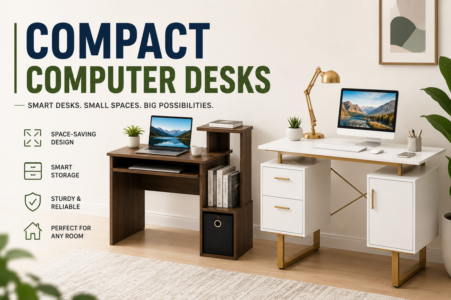 Compact Computer Desks: Space-Saving Solutions for UK Home Offices ...